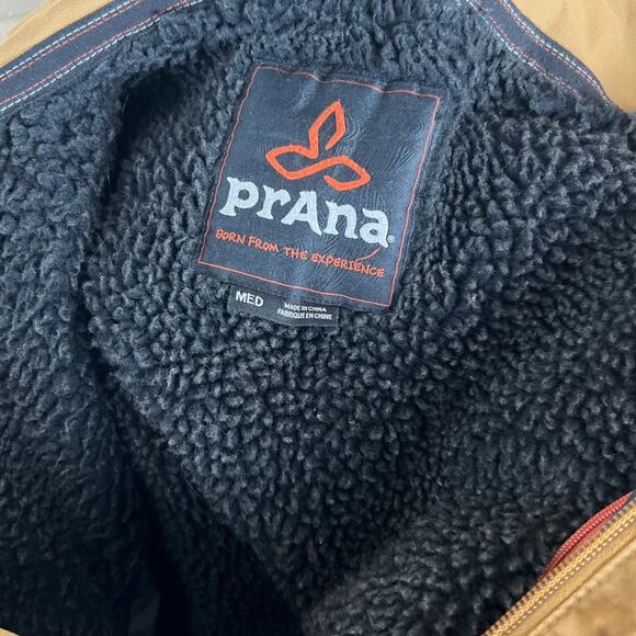 Prana Medium Outer Organic Cotton Bronson Towne Tan jacket - Picture 7 of 8